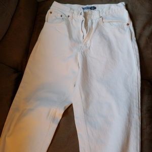 GAP women's white denim pants